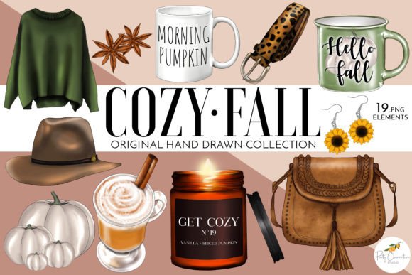 Cozy Fall Clipart: Elevating Your Seasonal Designs