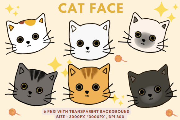Creative Uses for Cat Face PNG Design Elements