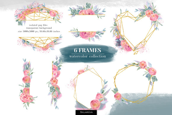 Floral Boxes. Frames: Elevate Your Design Projects