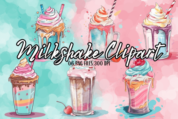 Milkshake Clipart: A Sweet Boost for Your Design Toolkit