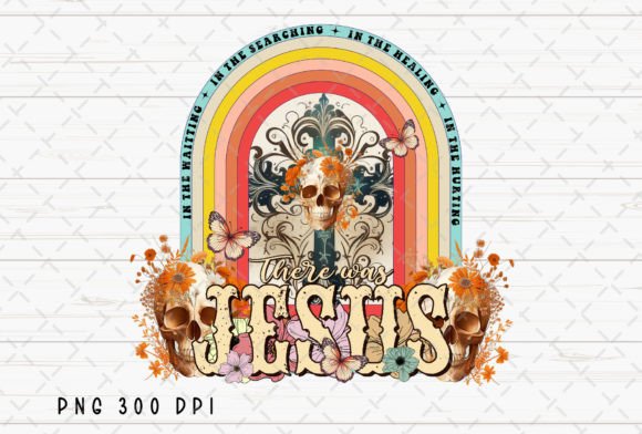 There Was Jesus God Christian Skull PNG: A Bold Faith Statement