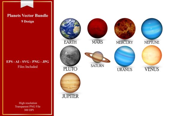 Unleashing Cosmic Creativity: The Fantasy Planets Vector Bundle