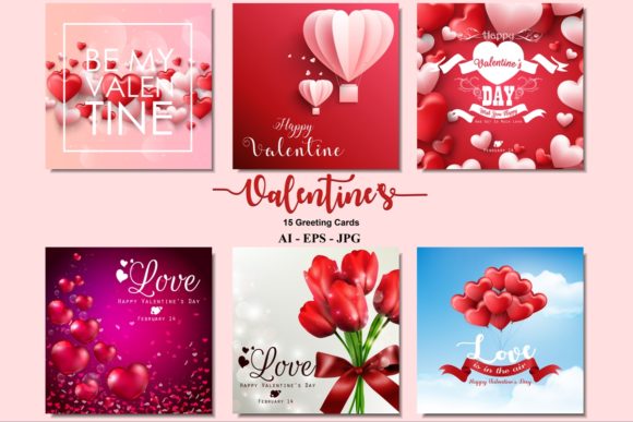 Valentine Greeting Card Vector Bundle: Elevate Your Designs